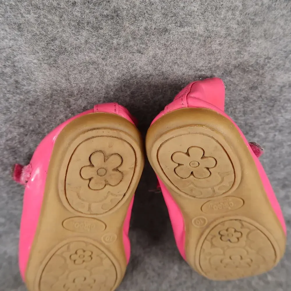 Circo Shoes Kids Toddler 10 Ballet Flats Mary Jane Strap Pink Bow Round Toe Girl